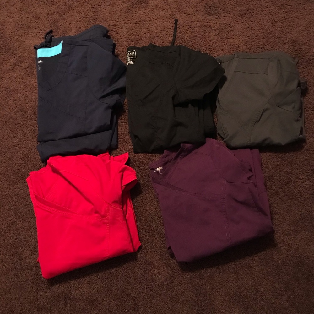 Scrub sets top and bottom